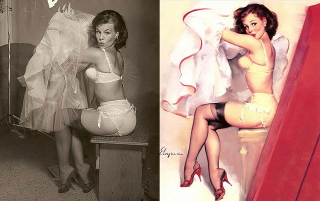 pin-up 30-50-х годов