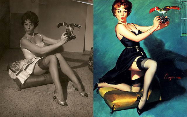 pin-up 30-50-х годов