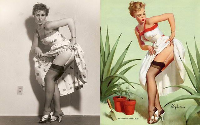 pin-up 30-50-х годов
