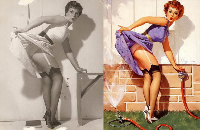 pin-up 30-50-х годов