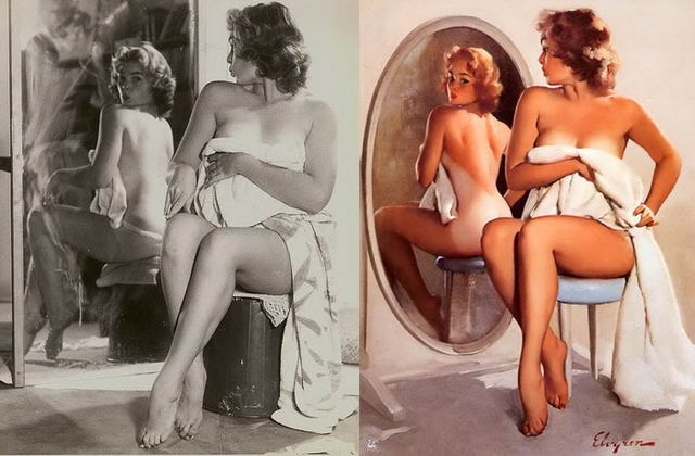 pin-up 30-50-х годов