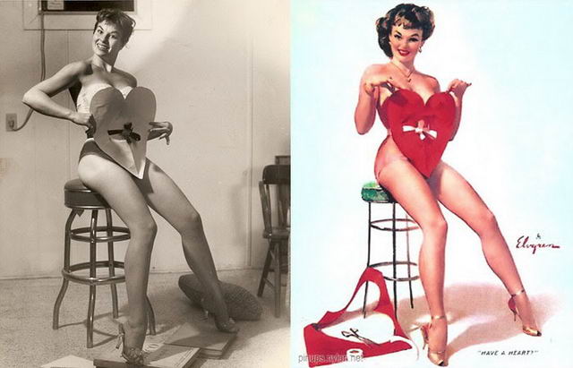 pin-up 30-50-х годов