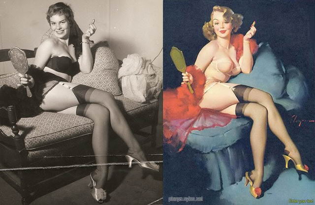 pin-up 30-50-х годов