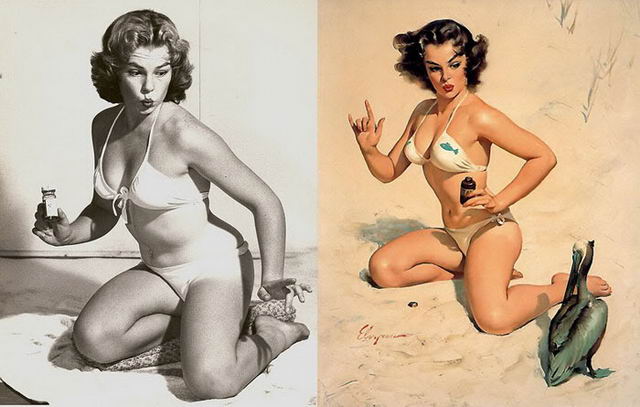 pin-up 30-50-х годов