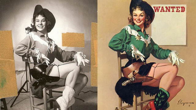 pin-up 30-50-х годов