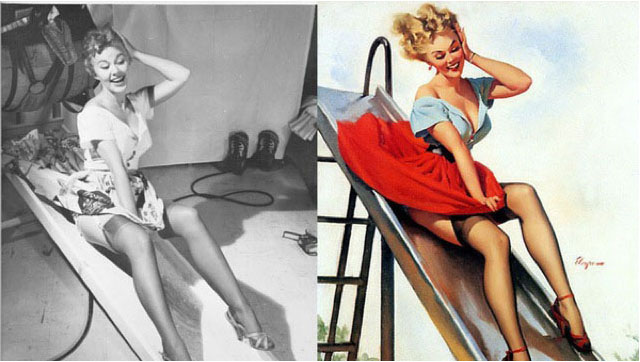 pin-up 30-50-х годов