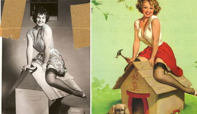 pin-up 30-50-х годов