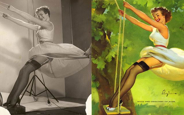 pin-up 30-50-х годов